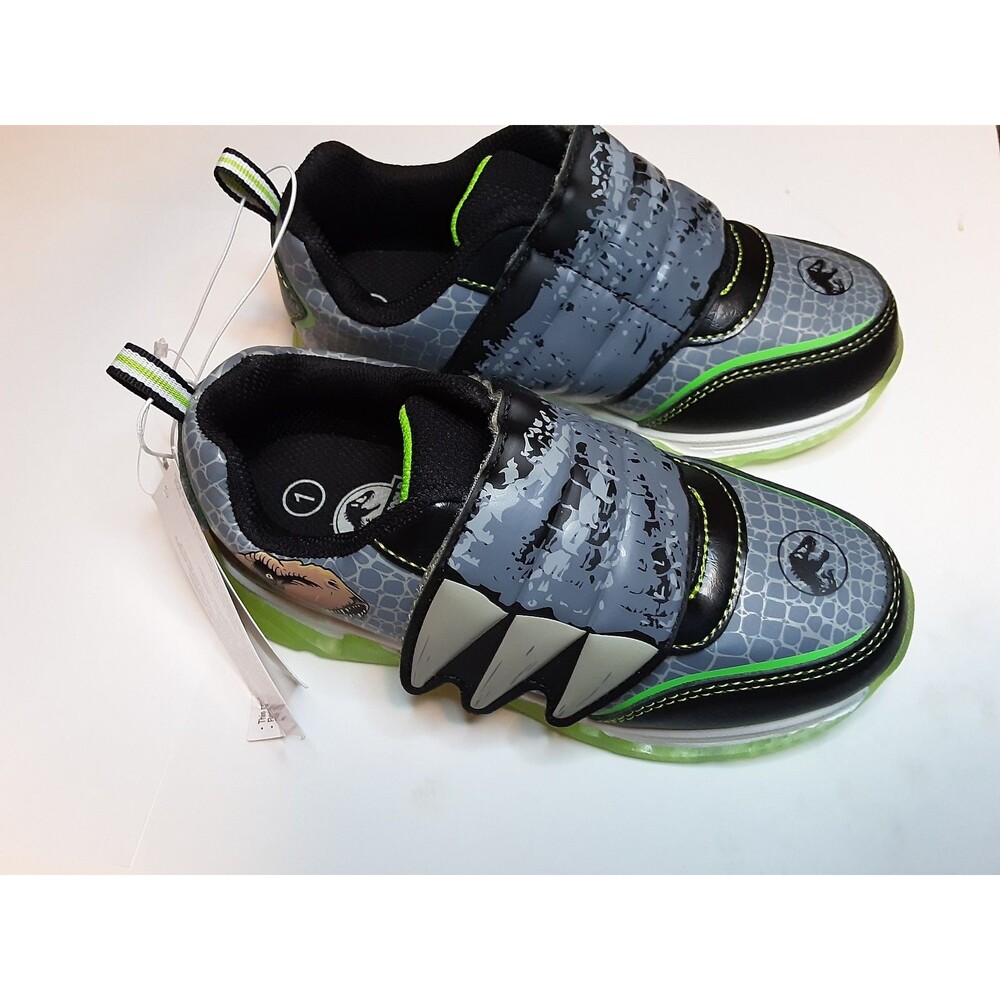 Jurassic World Toddler Boys Athletic Light-up Sneakers
